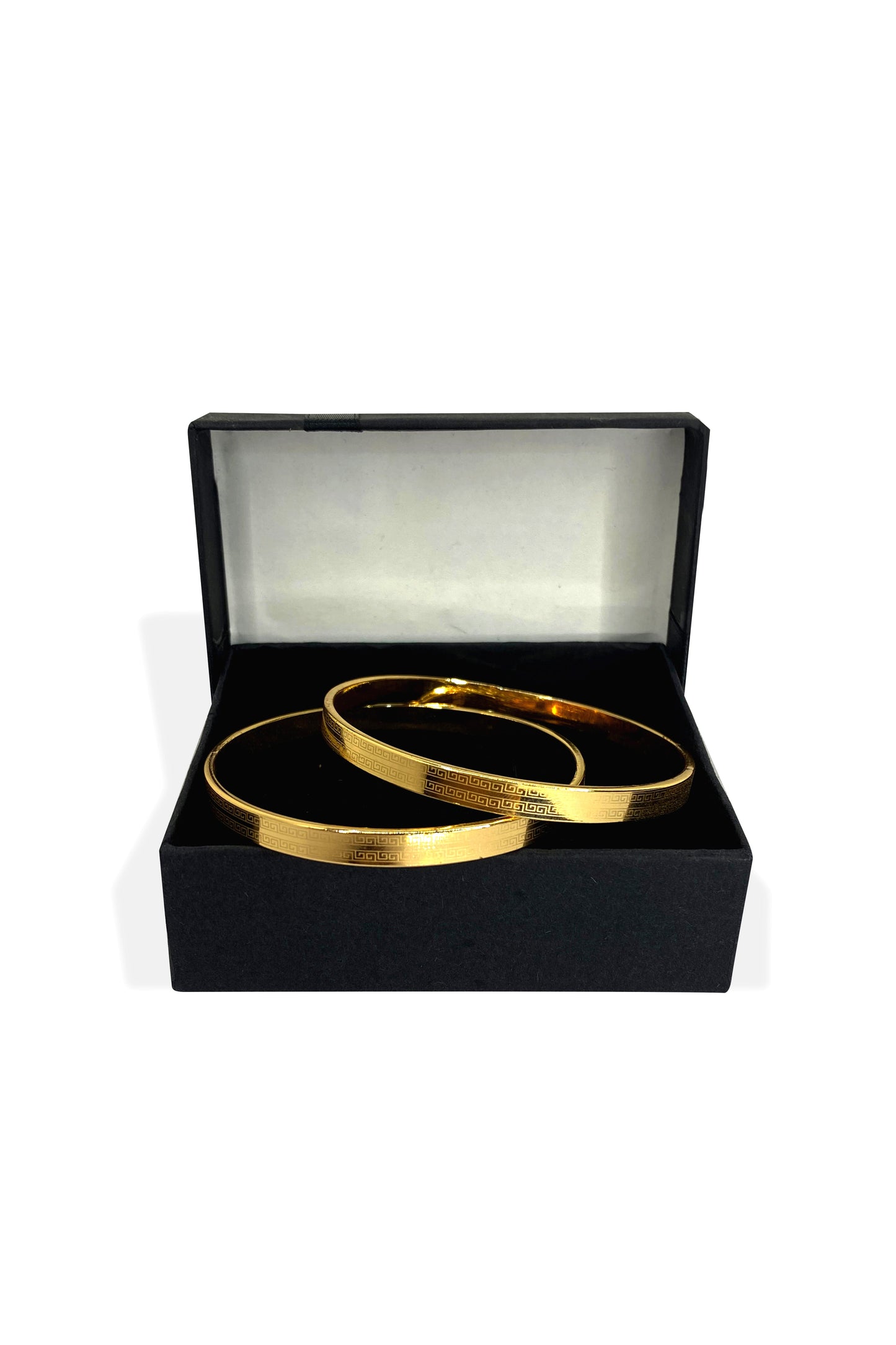 Classic Golden Steel Bangles