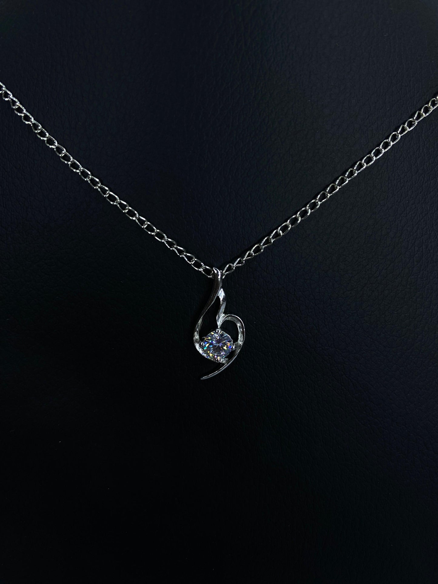 Twist of Elegance Pendant Necklace